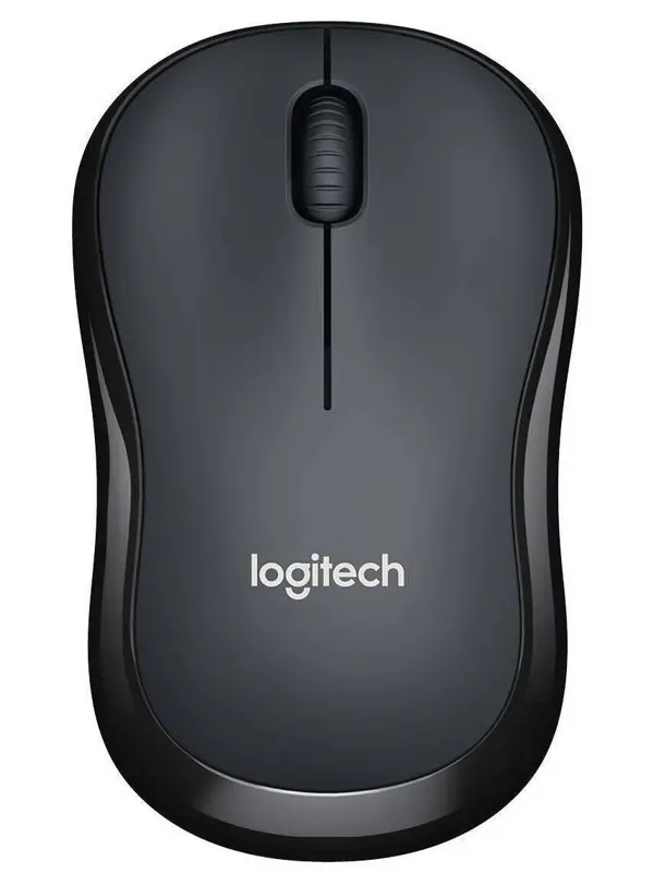 Logitech M221 Wireless Mouse, Silent Buttons - Black