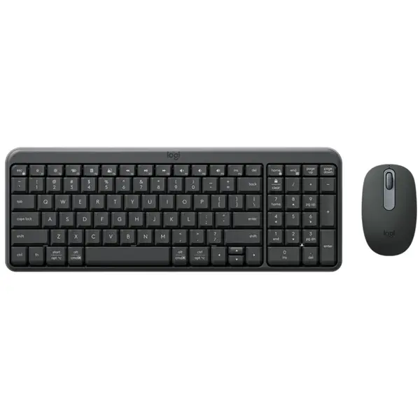 Logitech MK250 Compact Bluetooth Wireless Keyboard and Mouse Combo - Black