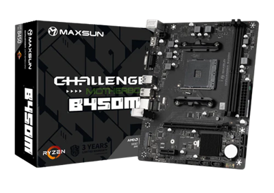 Maxsun Challenger B450M AMD AM4 DDR4 MicroATX Motherboard