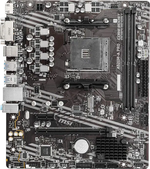 MSI A520M-A PRO AMD AM4 DDR4 MicroATX Motherboard