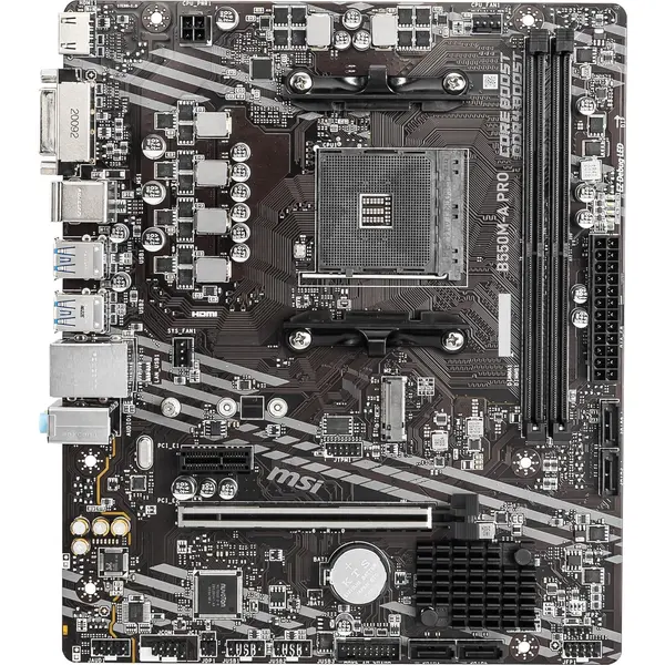 MSI B550M PRO AM4 DDR4 MicroATX Motherboard