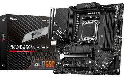 MSI PRO B650M-A Wifi AMD AM5 DDR5 MicroATX Motherboard