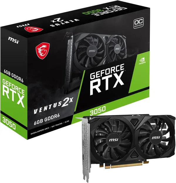 MSI GeForce RTX™ 3050 VENTUS 2X 6G OC Graphics Card