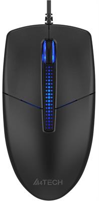 A4Tech N-530S Illuminate Wired Mouse | Black