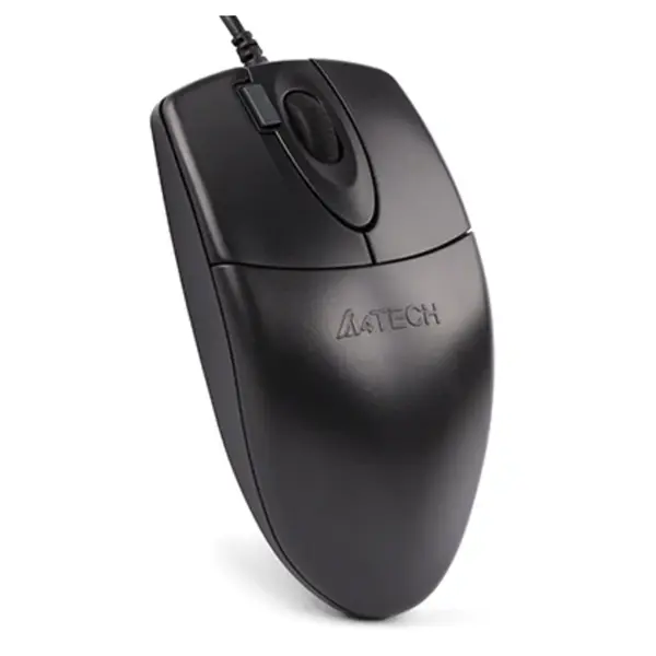 A4Tech OP-620DS - 2x Click Silent Wired Mouse | Black