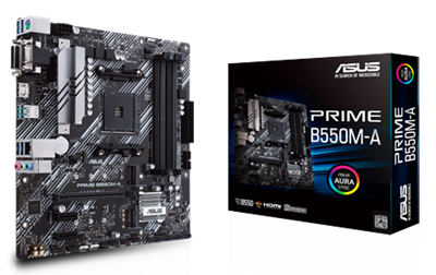 Asus Prime B550M-A AMD AM4 DDR4 MicroATX Motherboard