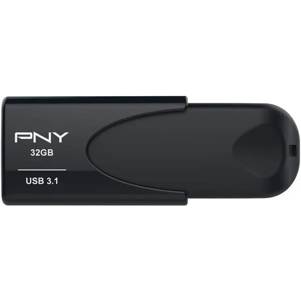 PNY 32GB Attaché 4 3.1 USB Flash Drive - Black