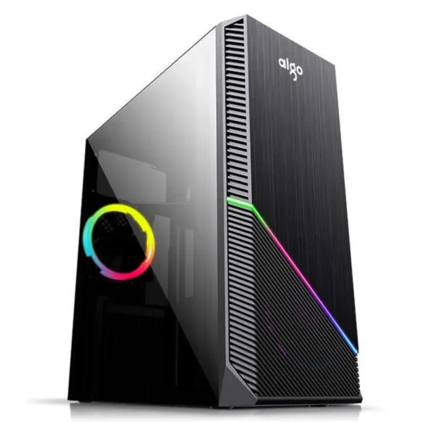DarkFlash Rainbow-1 Black RGB Gaming Casing