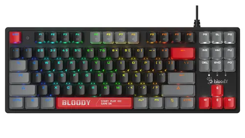 Bloody S310N RGB BLMS Mechanical Gaming Keyboard - BLMS Red Plus Switch - Energy Red