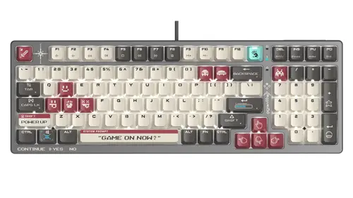 Bloody S98 BLMS Red Switch Mechanical RGB Gaming Keyboard - Pixel Red