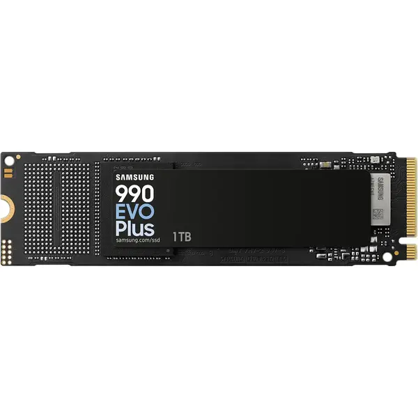 Samsung 990 EVO Plus 1TB PCIe 4.0 NVMe M.2 SSD, 7,150MB/s Read, 6,300MB/s Write, Power Efficient
