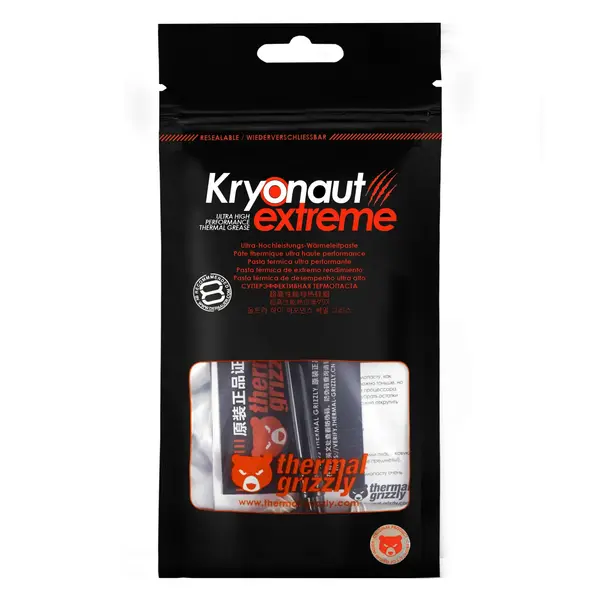 Thermal Grizzly Kryonaut Extreme Thermal Paste, 2 Grams | Thermal Paste Extremely High Performance Thermal Compound for Demanding Applications and Overclocking