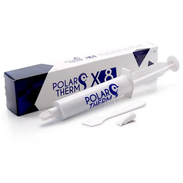 Thermal Grizzly Polartherm X-8 Thermal Paste, 40g, High Thermal Conductivity, High Durability, Easy Application