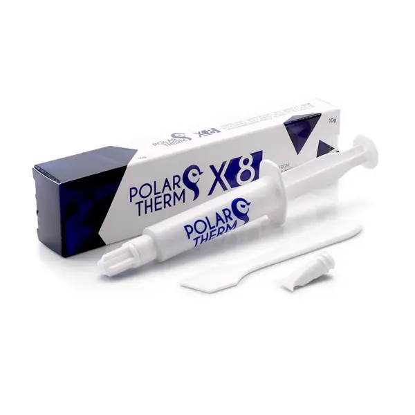 Thermal Grizzly Polartherm X-8 Thermal Paste, 10g, High Thermal Conductivity, High Durability, Easy Application