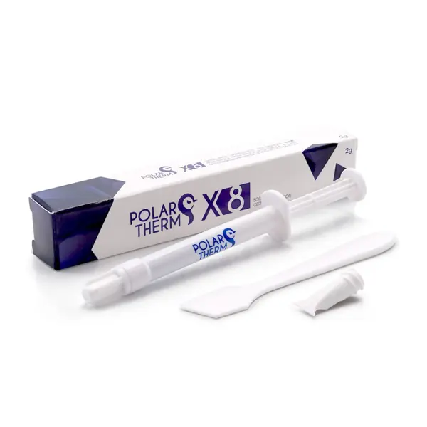 Thermal Grizzly Polartherm X-8 Thermal Paste, 2g, High Thermal Conductivity, High Durability, Easy Application