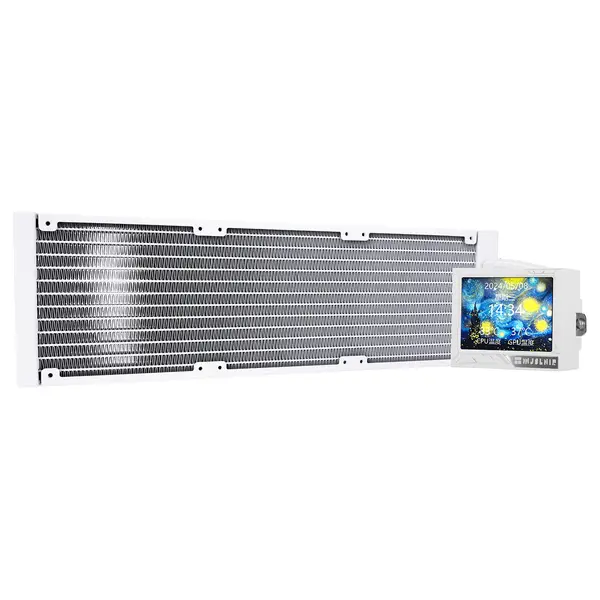 Thermalright Mjolnir Vision 360 WHITE X AIO 360mm Liquid CPU Cooler, 3.5" IPS LCD Screen with Magnet-Absorbent Screen Design - Black