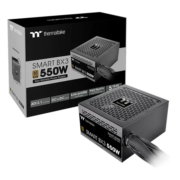 Thermaltake Smart BX3 550W 80 Plus Bronze ATX 3.1 Standard Power Supply