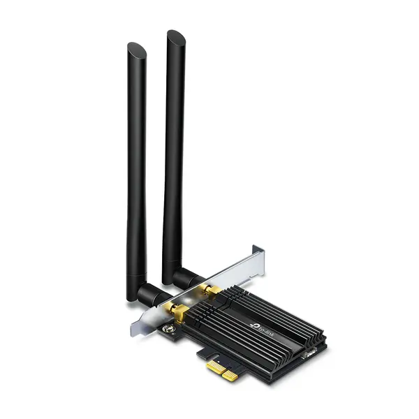TP-Link Archer TX50E AX3000 Wi-Fi 6 Bluetooth 5.2 PCIe Adapter | 2402 Mbps/5 GHz + 574 Mbps/2.4 GHz, Low Latency, Intel Wi-Fi 6 Chipset