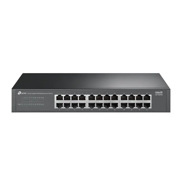 TP-Link LS1024G 24-Port Gigabit Desktop / Rackmount Switch | Fanless, Energy-Efficient Design