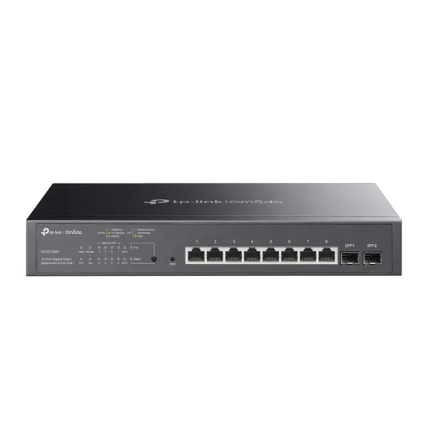 TP-Link Omada TL-SG2210MP 10-Port Gigabit Smart Switch with 8-Port PoE+