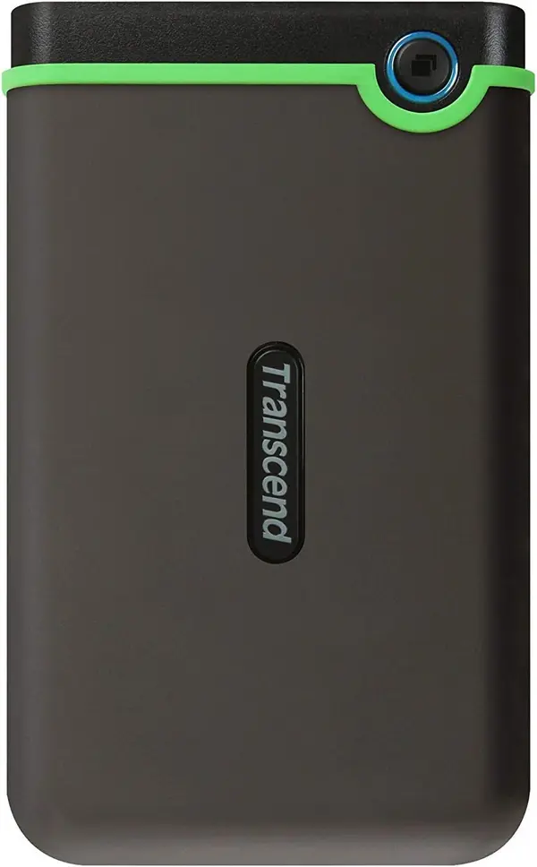 Transcend StoreJet 25M3 1TB Ruggedized USB 3.1 Portable Hard Drive - Military Green