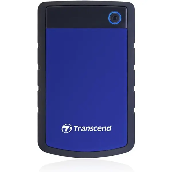 Transcend StoreJet 25H3B 4TB USB 3.1 Gen 1 Rugged Portable Hard Drive HDD - Blue