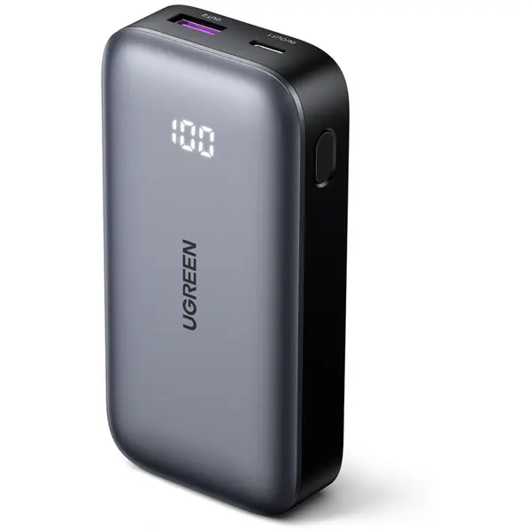 UGREEN Nexode 10000mAh 30W Power Bank, Smart Digital Display, Superior Safety, 25185