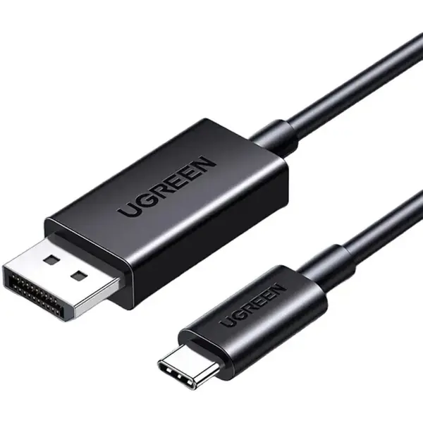 UGREEN 45632 USB-C to DisplayPort Cable, 8K @ 60Hz, 32.4Gbps, 2M Length