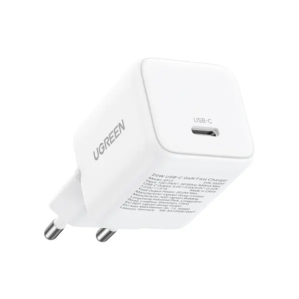 UGREEN 55554 USB-C GaN Fast 20W Charger - EU