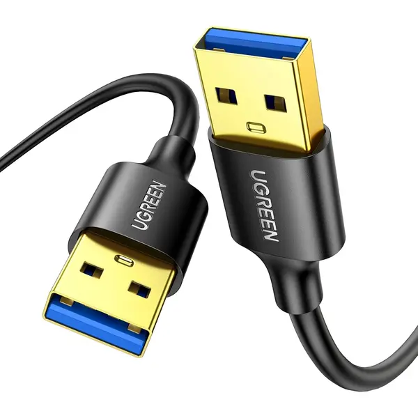 UGREEN 90576 USB-A Male to USB-A Male 3.0 Cable, 3M, Black