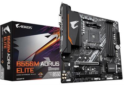 Gigabyte B550M AORUS ELITE AMD AM4 DDR4 MicroATX Motherboard