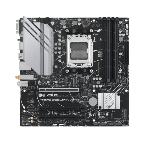 Asus Prime B650M-A WIFI II AMD AM5 DDR5 MicroATX Motherboard