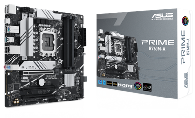 Asus PRIME B760M-A Intel LGA1700 DDR5 MicroATX Motherboard