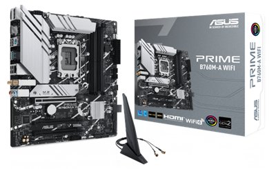 Asus PRIME B760M-A WIFI Intel LGA1700 DDR5 MicroATX Motherboard