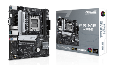 Asus Prime B650M-K AMD AM5 DDR5 MicroATX Motherboard