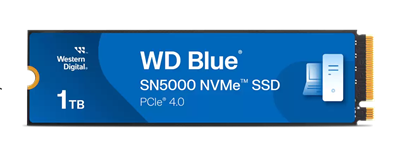 WD Blue SN5000 500GB M.2 2280 NVMe PCle Gen 4x4 Solid State Drive