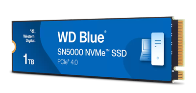 WD Blue SN5000 1TB M.2 2280 NVMe PCle Gen 4x4 Solid State Drive