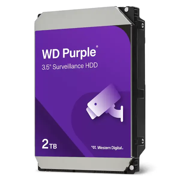 WD Purple Surveillance 2TB Hard Drive SATA 6Gb/s