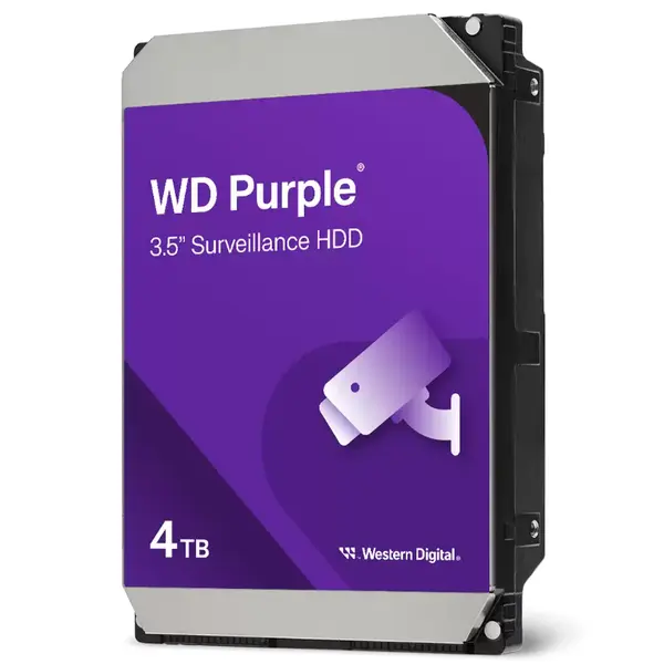 WD Purple Surveillance 4TB Hard Drive SATA 6Gb/s