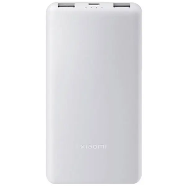 Xiaomi Power Bank 10000mAh 22.5W Lite, USB-C Fast Charging, Charges 3 Devices Simultaneously, Airline Approved, Compact External Battery for iPhone Android.