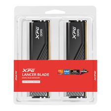XPG Lancer Blade RGB 32GB (2x16GB) 6000MHz C36 DDR5 Desktop RAM Memory Kit - Black