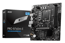 MSI PRO B760M-E Intel LGA1700 DDR5 MicroATX Motherboard