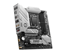 MSI B760M PROJECT ZERO Intel LGA1700 DDR5 MicroATX Motherboard | WiFi 6E