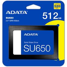 ADATA Ultimate SU650 512GB SSD 3D-NAND 2.5" SATA III Solid State Drive