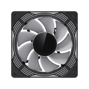 GameMax FN12A-C8I-R, Reverse 120mm ARGB Fan, Infinity Mirror Center