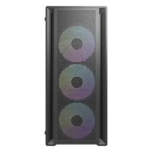 DarkFlash DK353 Mid-Tower ATX Gaming Case, 4x ARGB Fans Installed - Black