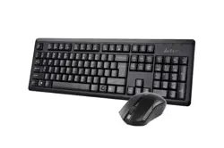 A4Tech 4200NS Wireless Keyboard & Mouse Combo - Black