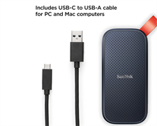 SanDisk E30 1TB USB-C Portable SSD