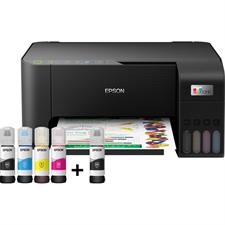 Epson EcoTank L3250 A4 Wi-Fi All-in-One Ink Tank Color Printer (Official Warranty) | Extra Black Ink Bottle - 8100~Pages Black