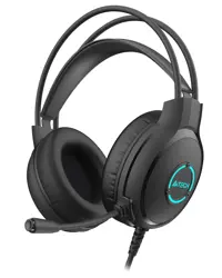 A4Tech FH300U Fstyler Neon Illuminate USB Stereo Headset - Black